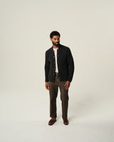Alex Crane Charcoal "Kite" Knit Jacket