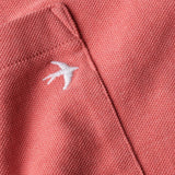 Sunset Heather L/S Pique Pocket Crew by Relwen