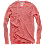 Sunset Heather L/S Pique Pocket Crew by Relwen