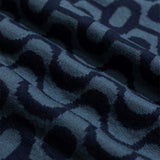 Navy / Iris Blue "Zigger" Cardigan Polo by Far Afield