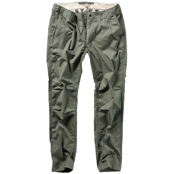 Muted Olive Flyweight Flex Chino by Relwen