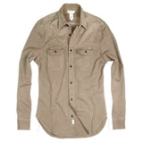 Sandstone "Brace" L/S Stretch Oxford Shirt by Hiroshi Kato