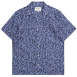 Navy / Blue "Lifeforms" Stachio SS Shirt by Far Afield