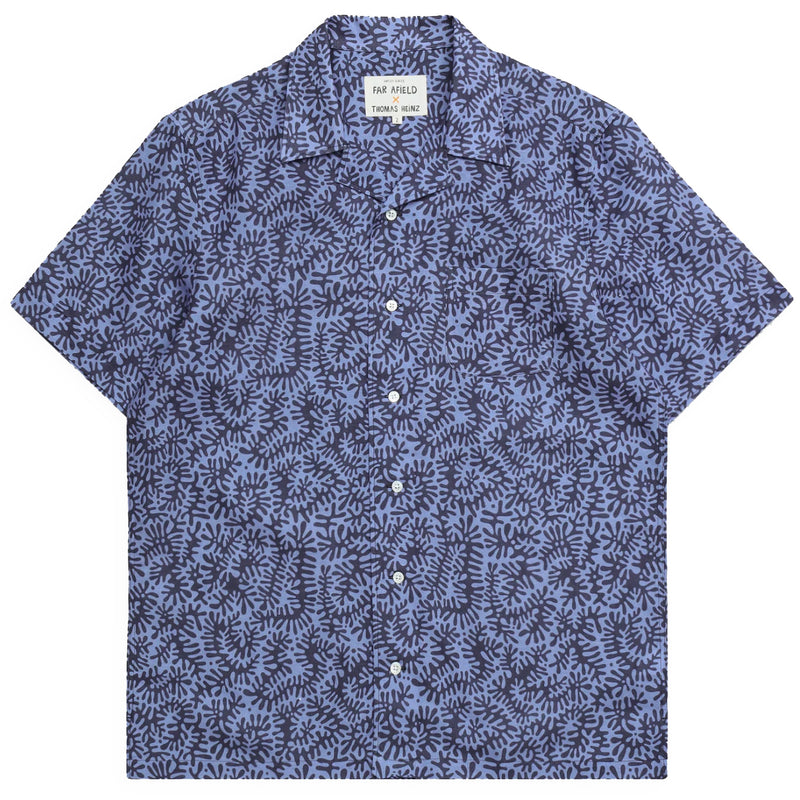 Navy / Blue "Lifeforms" Stachio SS Shirt by Far Afield