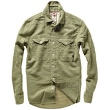 Brt Olive Linen Workshirt by Relwen