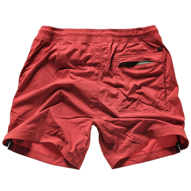 Cardinal Red Airtex Hybrid Short by Relwen - 6.5"