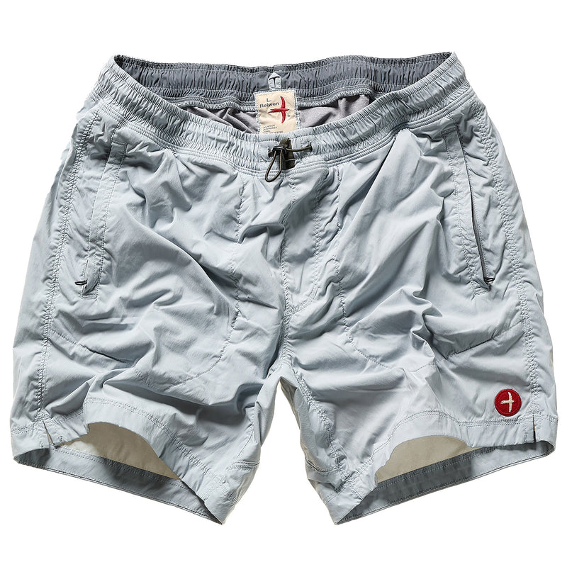 Ghost Grey Airtex Hybrid Short by Relwen - 6.5"