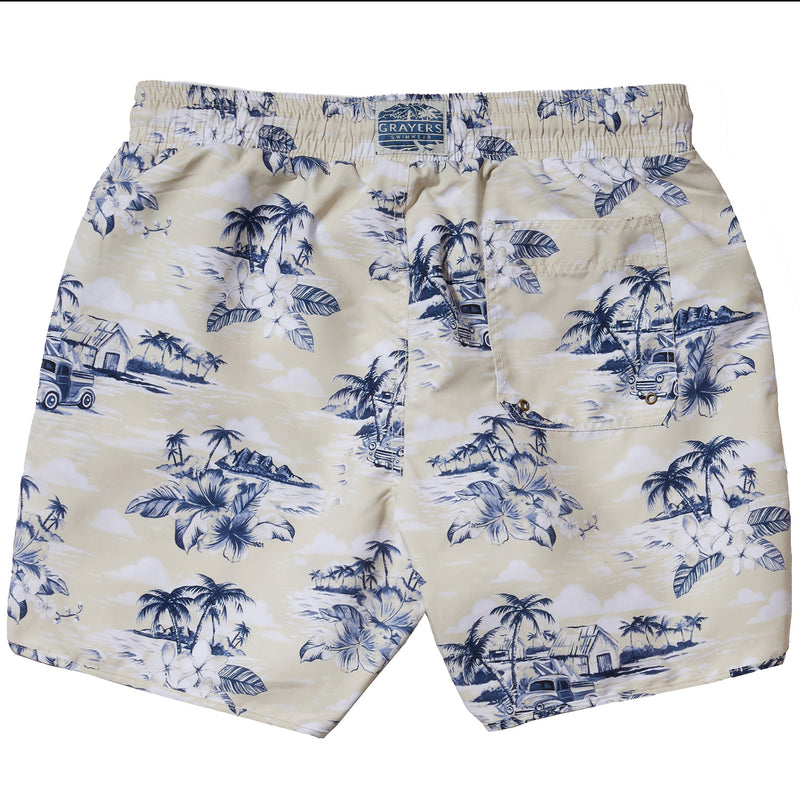 South Pacific Eco - Recycled Poly Swim Trunk 6" by Grayers