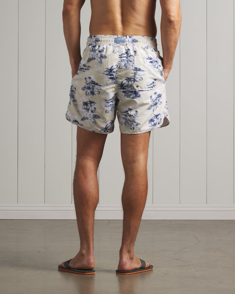 South Pacific Eco - Recycled Poly Swim Trunk 6" by Grayers