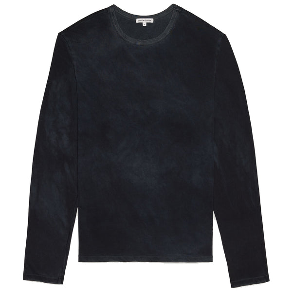 Cotton Citizen Vintage Black Supima Cotton LS Crewneck Tee
