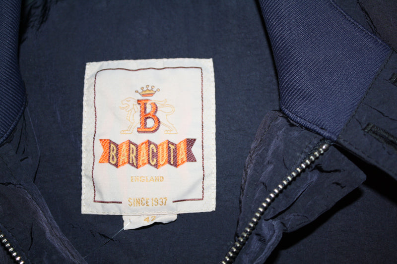 Baracuta Deep Navy Dyed Nylon Shell - The Royal Bloke